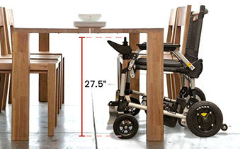FreedomGlide Zinger 360 – Lightweight Folding Power Chair with One-Handed Joystick Control